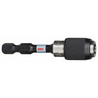 Bosch Impact Driver Bit Holder - Quick Release Magnetic Adapter, 1/4 inch Hex Shank, Easy Bit Change, Secure Grip