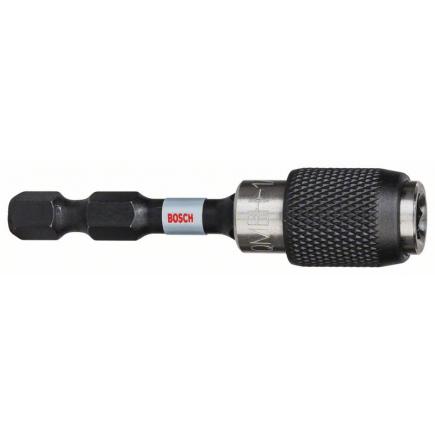 Bosch Impact Driver Bit Holder - Quick Release Magnetic Adapter, 1/4 inch Hex Shank, Easy Bit Change, Secure Grip