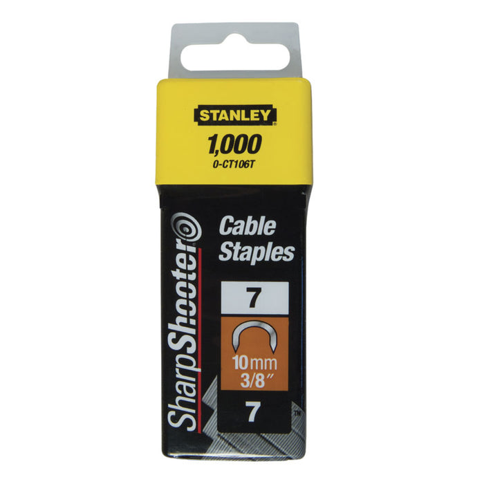 Stanley Round Cable Staples 10mm | 1-CT106T - image 1