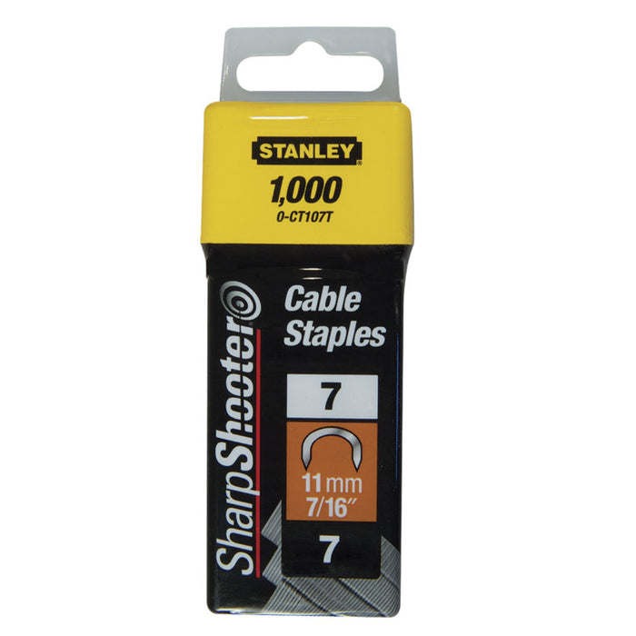 Stanley Round Cable Staples 11mm | 1-CT107T - image 1