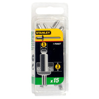 Stanley Aluminium Rivets 5mm x 3mm (15 Pack) | 1-PAA62T - image 1