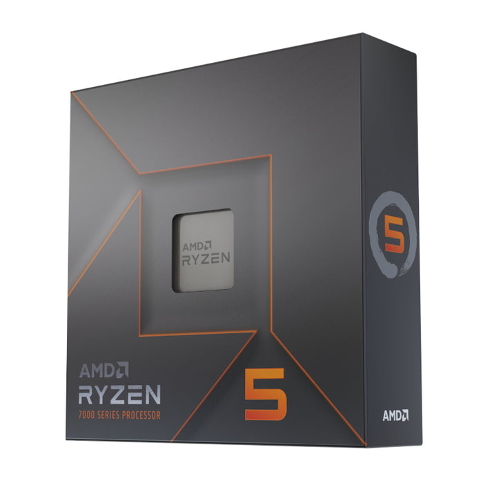 AMD Ryzen 5 7600x 5nm SKT AM5 CPU; 6 Core/12 Thread Base Clock 4.7GHz; Max Boost Clock 5.3GHz 38 MB ;Radeon Graphics; No Fan-100-100000593WOF