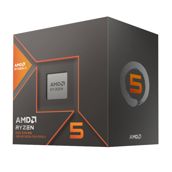 AMD Ryzen 5 8600G 4nm FinFET AM5 ; 6Core/ 12 Thread Base Clock 4.3 Integrated Radeon 760M RDNA 3 Graphics-100-100001237BOX