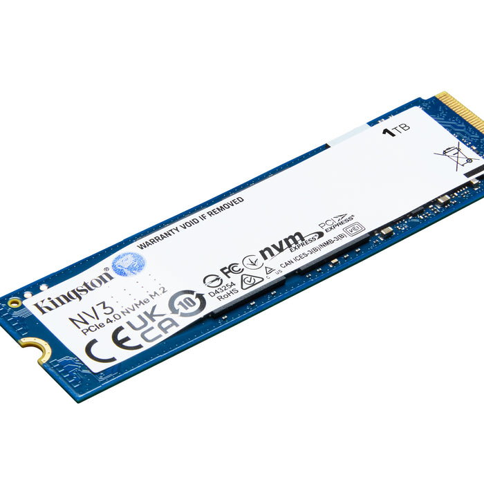 Kingston 1000G NV3 M.2 2280 PCIe 4.0 NVMe SSD-SNV3S/1000G