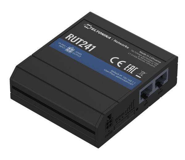 Teltonika Industrail 4G WiFi IoT Router  | RUT241-TTK-RUT241