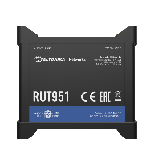 Teltonika Industrial 4G WiFi IoT Router | RUT951-TTK-RUT951