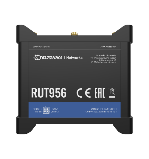 Teltonika Industrial RS232 / RS485 4G Dual SIM Router | RUT956-TTK-RUT956