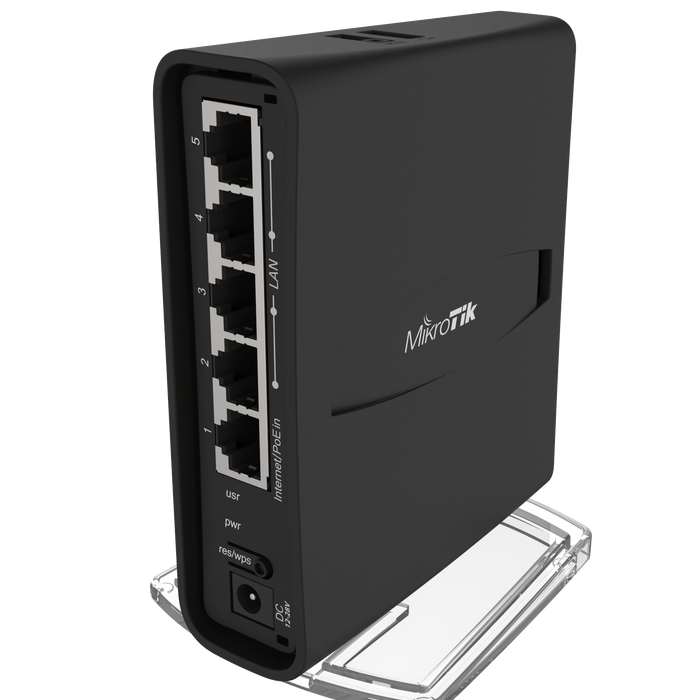 MikroTik hAP ac2 WiFi 5 Gigabit Router with 5 GbE ports | RBD52G-5HacD2HnD-TC-MT-RBHAP-AC