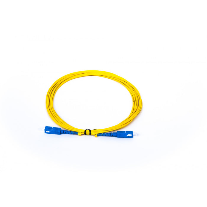 ACCONET Patch Lead SC/UPC to SC/UPC Simplex 3M Single Mode Fiber Optic Cable - chavda.com