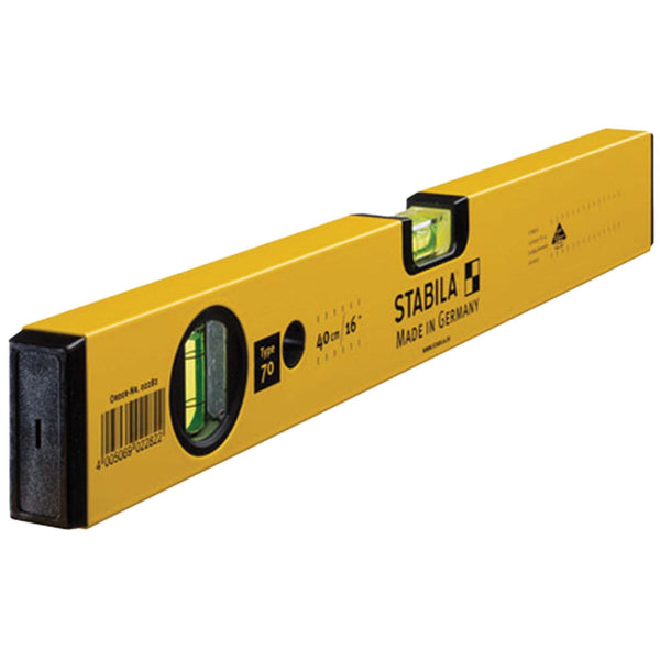 Stabila Type 70 Aluminium Spirit Level 400mm 540-104