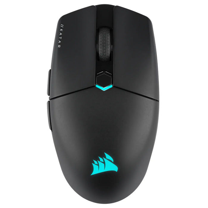 Corsair KATAR ELITE Wireless Ultra-Light Gaming Mouse; 26000 DPI; Black. Corsair