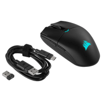 Corsair KATAR ELITE Wireless Ultra-Light Gaming Mouse; 26000 DPI; Black. Corsair