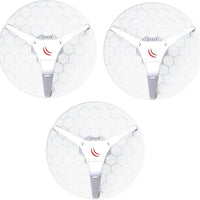MikroTik LHG 5 - 5GHz Outdoor grid CPE - 3 pack-MT-RBLHG-5ND-3P