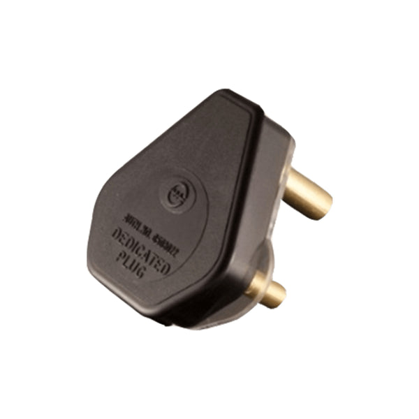 3 PRONG BLACK DEDICATED PLUG TOP - PWR-D-BLA-PLUG