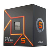 AMD Ryzen 5 7600 5nm SKT AM5 CPU; 6 Core/12 Thread; Base Clock 3.8GHz;32 MB Cache; Radeon Graphics; Wraith prism cooler-100-100001015BOX