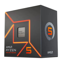 AMD Ryzen 5 7600 5nm SKT AM5 CPU; 6 Core/12 Thread; Base Clock 3.8GHz;32 MB Cache; Radeon Graphics; Wraith prism cooler-100-100001015BOX