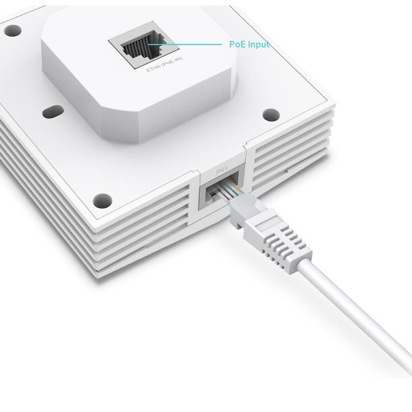 TP-Link AX3000 Wall-Plate Dual-Band Access Point-TP-EAP650-W