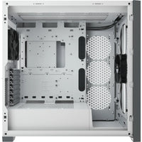 5000D RGB Airflow White Tempered Glass Mid Tower; 2x 3.5'' |  4x 2.5'' Drive Bays; Up to 360mm Radiator; 3x 120mm fan incl