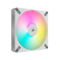 Corsair AF ELITE Series; AF140 RGB ELITE WHITE; 140mm Fluid Dynamic RGB Fan with AirGuide; Single Pack Corsair