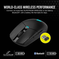 Corsair KATAR ELITE Wireless Ultra-Light Gaming Mouse; 26000 DPI; Black. Corsair