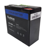 Uniross 12.8V 20Ah (256Wh) LiFEPO4 battery | UR-BAT-LiFePO4-12-20-UR-BAT-LiFePO4-12-20