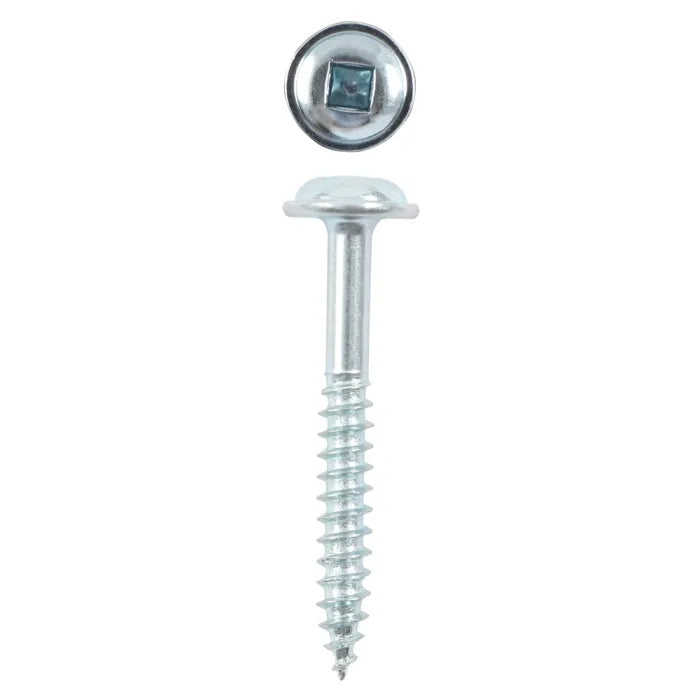 Kreg Kreg Zinc Pocket Hole Screws 32 Mm 1.25' #7 Fine Thread Mx Loc 100 Ct Kr Sml F125 100