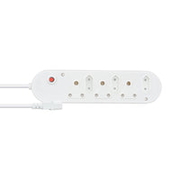 6 WAY MULTIPLUG 3 X 16A + 3 X 5A (C14)BLACK - 10AB - PWR-SG-3-3-10AB