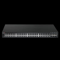 Edimax 54 Port, Web Smart,  48 Gigabit PoE+ Long Range Switch with 6 SFP+ Ports
