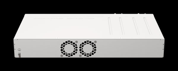 MIKROTIK Cloud Router Switch CRS510-8XS-2XQ-IN: 8x25G, 2x100G QSFP28 Ports, Dual PSU - High-Speed Network Switch