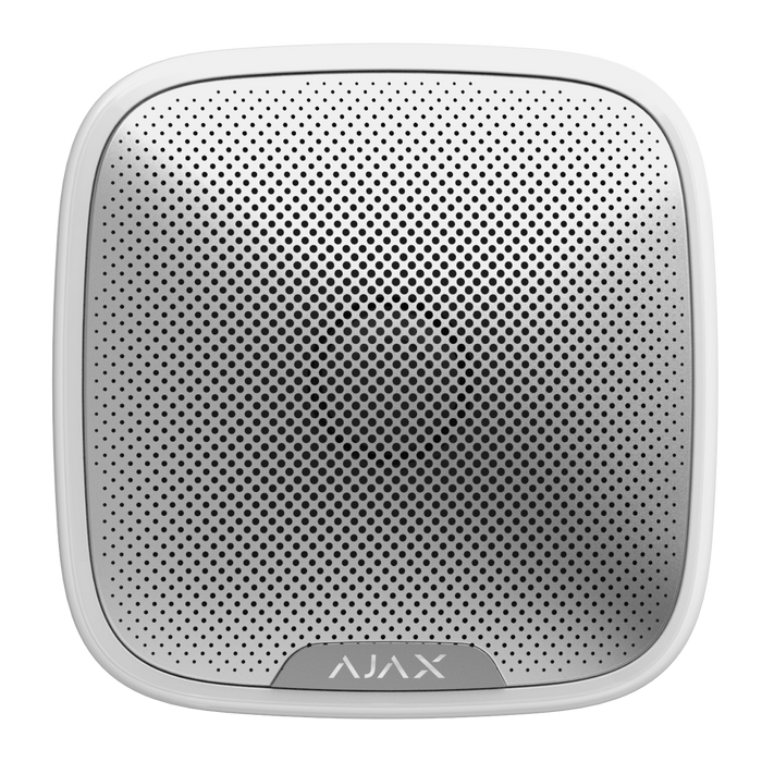 AJAX Security - StreetSiren Jeweller - White Outdoor Wireless Siren | AJAX-SS-OUT-W-AJAX-SS-OUT-W