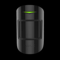 AJAX Security - MotionProtect Plus - Black Wireless Pet Immune Indoor Motion Detector + Thermal Filter Tech