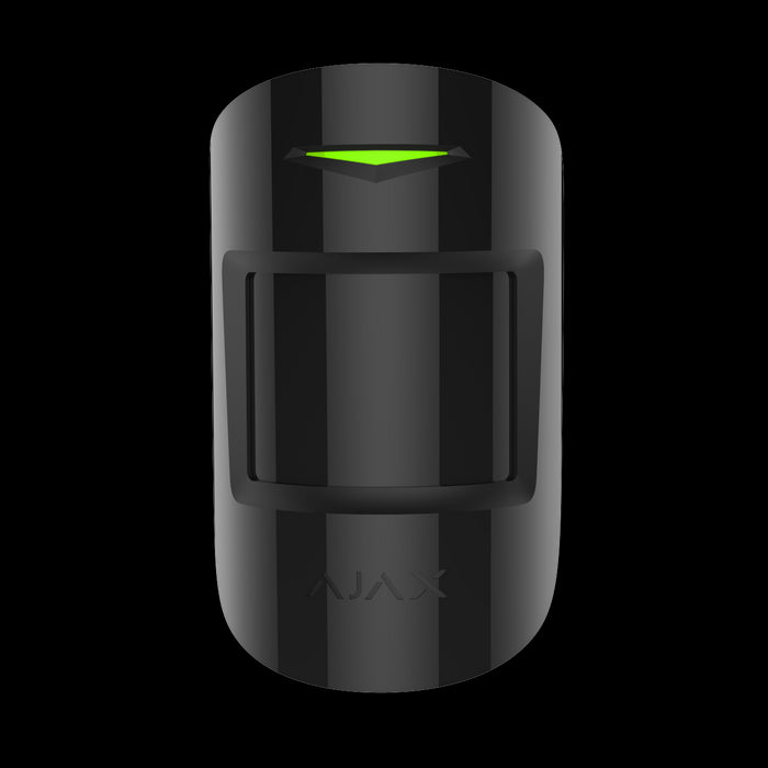 AJAX Security - MotionProtect Plus - Black Wireless Pet Immune Indoor Motion Detector + Thermal Filter Tech