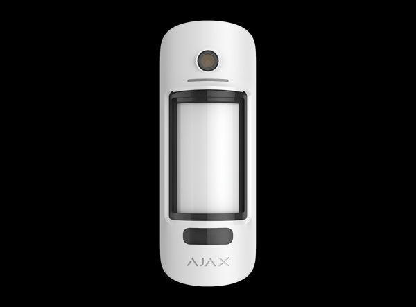 AJAX Security - MotionCam Jeweller - White Wireless Outdoor Motion Detector with Photo Verification | AJAX-MC-OUT-W