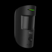 AJAX Security - MotionCam Jeweller - Black Wireless Indoor Motion Detector with Photo Camera | AJAX-MC-INDR-B