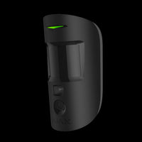 AJAX Security - MotionCam Jeweller - Black Wireless Indoor Motion Detector with Photo Camera | AJAX-MC-INDR-B