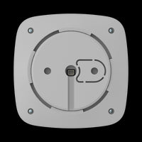 AJAX Security - HomeSiren Jeweller - White Indoor Compact Wireless Siren | AJAX-HS-INDR-W