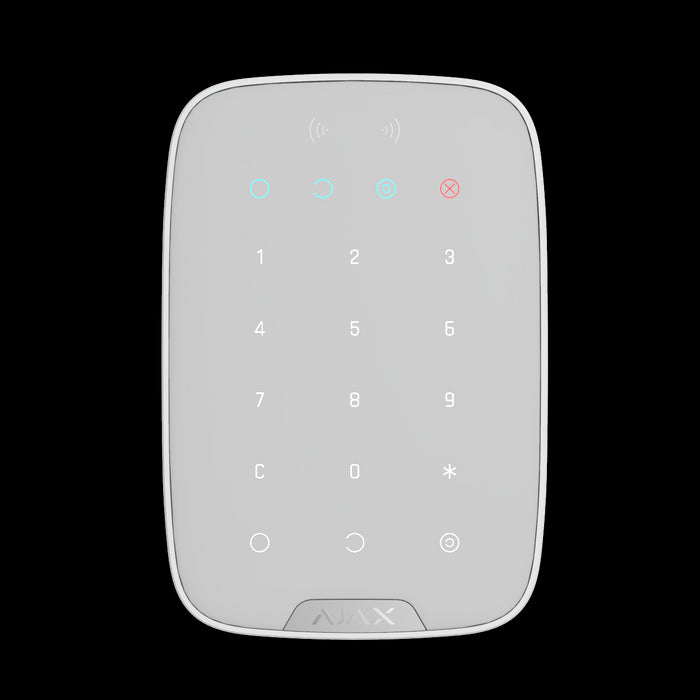 AJAX Security - Keypad Plus Jeweller, Wireless White Indoor Keypad | AJAX-KP-PLUS-W
