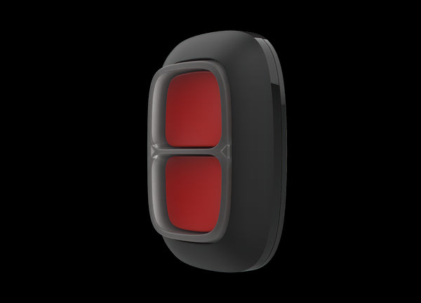 AJAX Security - DoubleButton Jeweller - Double Black Wireless Smart Button for Panic and Control Modes | AJAX-PB-DOUBLE-B