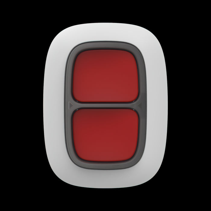 AJAX Security - DoubleButton Jeweller - Double White Wireless Smart Button for Panic and Control Modes | AJAX-PB-DOUBLE-W
