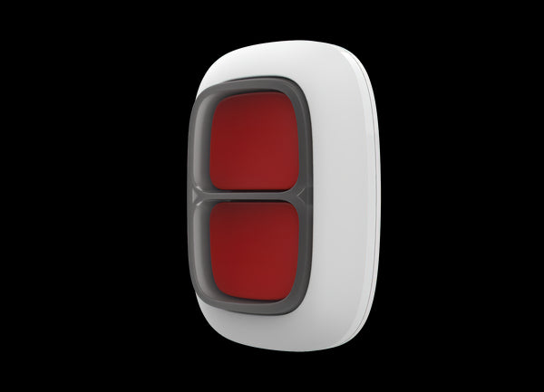 AJAX Security - DoubleButton Jeweller - Double White Wireless Smart Button for Panic and Control Modes | AJAX-PB-DOUBLE-W