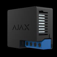 AJAX Security - Automation - Black WallSwitch, Power Relay to Control 100/230V Power Supply Remotely | AJAX-AD-WS-B