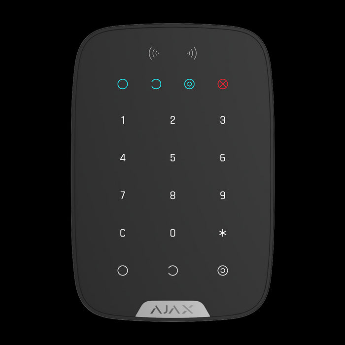 AJAX Security - Keypad Plus Jeweller, Wireless Black Indoor Keypad | AJAX-KP-PLUS-B