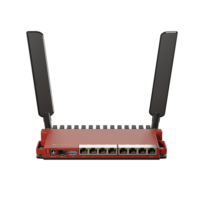 MikroTik L009UiGS-2HaxD-IN Desktop Router with 2.5Gb SFP, 8 x Gigabit Ethernet and 2.4GHz AX Wi-Fi-MT-RBL009UiGS-2HaxD-IN
