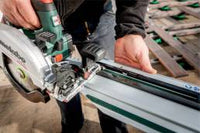 Metabo KS 18 LTX 66 BL Cordless Circular Saw: Brushless, powerful, precise, & compatible with guide rails. Tool only, battery not included.