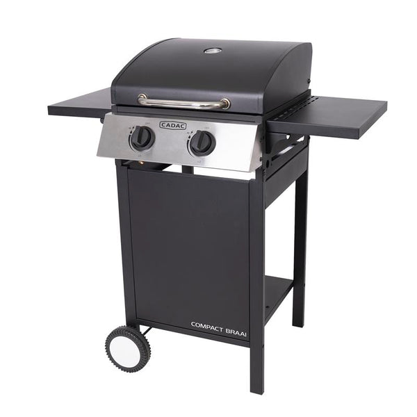 CADAC 2 Burner Compact Dbl Side Tables Black - 1190-21-04-ZA