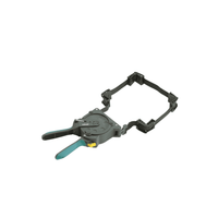 WOLFCRAFT ONE-HAND FRAME CLAMP - 3681000, Frame Clamp with Ratchet Handle and Plastic Jaws