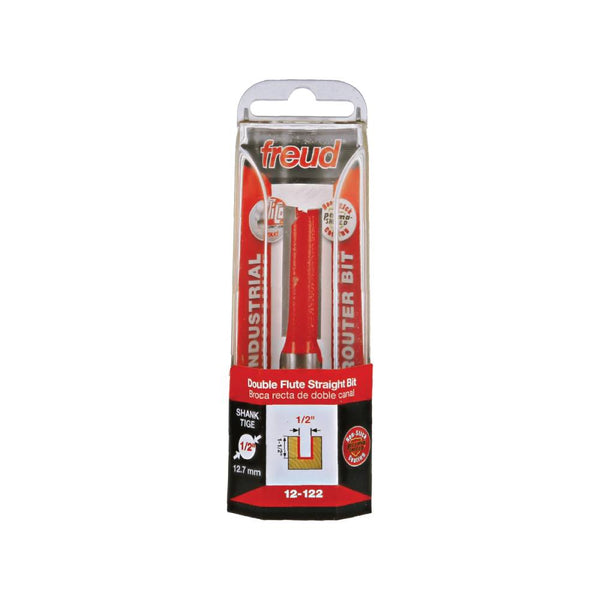 Freud Double flute straight bit Router Bit 12.7 38.1 79.4 12.7 Z2 12-12250P