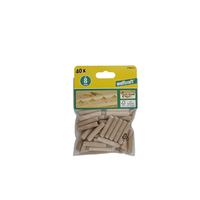 WOLFCRAFT Dowel Pins Beechwood 8x40mm - Woodworking Joints