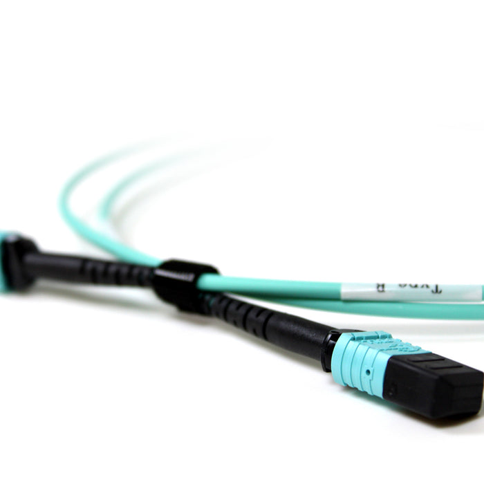 Acconet Patch Lead 12Core MPO Female to MPO Female 1M-AC-FIB-PL-MPO-1M