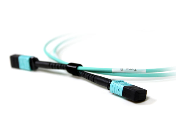 Acconet Patch Lead 12Core MPO Female to MPO Female 1M-AC-FIB-PL-MPO-1M